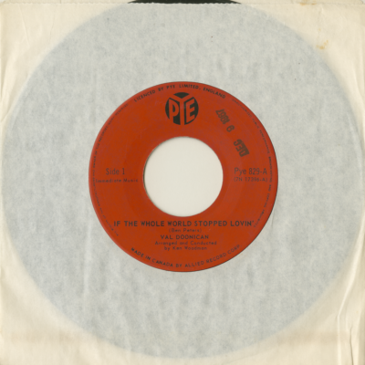 If The Whole World Stopped Lovin / I'd Rather Think Of You