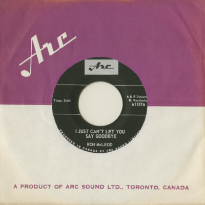 I Just Can't Let Yoy Say Goodbye / Coming Up Again (1966)