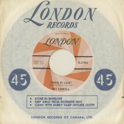 Eddie My Love / I Only Have Eyes For You (1966)