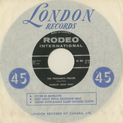 The Prisoner's Prayer / Can I Sleep In Your Barn Tonight Mister (1962)