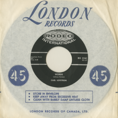 Words / Walk Ever Close To Me (1963)