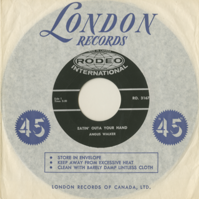 Eatin Out Of Your Hand / Hit Parade Of Love (1963)