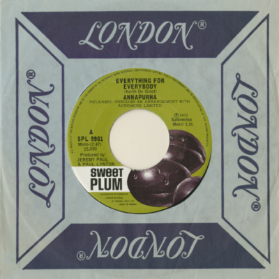 Everything For Everybody / Hippy Singing The Blues (1972)