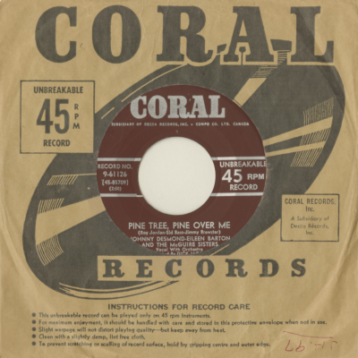 Pine Tree Pine Over Me / Cling To Me (1954)