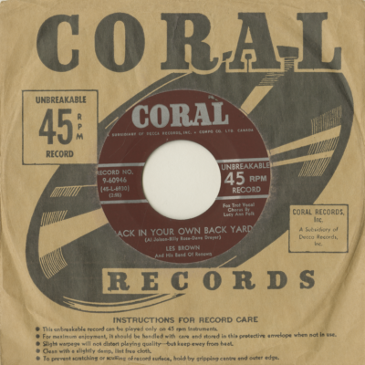 Back In Your Own Backyard / I'll Be Hanging Around