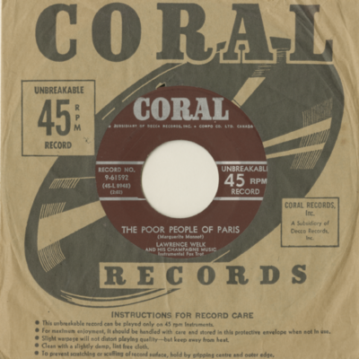 The Poor People Of Paris / Nobody Knows Byt The Lord