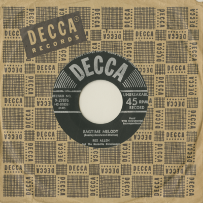 Ragtime Melody / Tuck Me To Sleep In My Old Kentucky Home