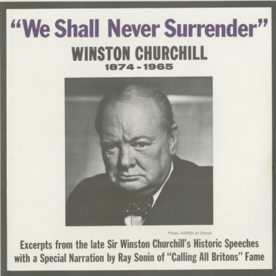 Winston Churchill We Shall Never Surrender