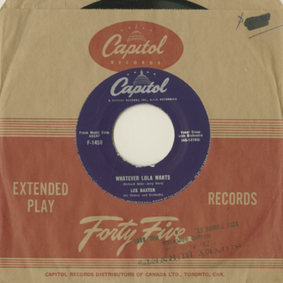 Whatever Lola Wants / Take My Love (1954)