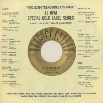 Oh Lonesome Me / Life Goes On (1969)