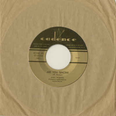 Are You Sincere / Canadian Sunset