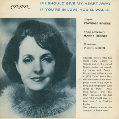 If I Should Give My Heart Away / If You're In Love You'll Waltz (1970)
