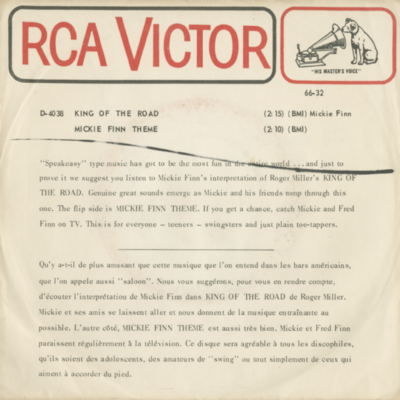 King Of The Road / Mickie Finn Theme (1966)