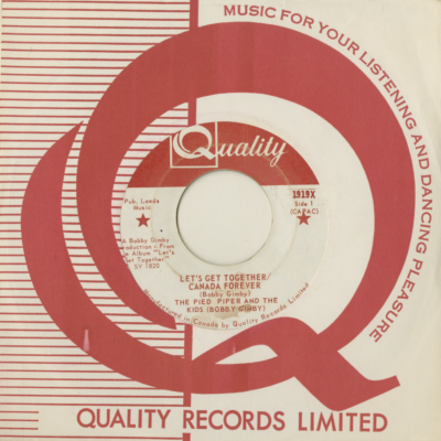 Let's Get Together Canada Forever / Allons Tous Ensemble Canada Pour Toujour