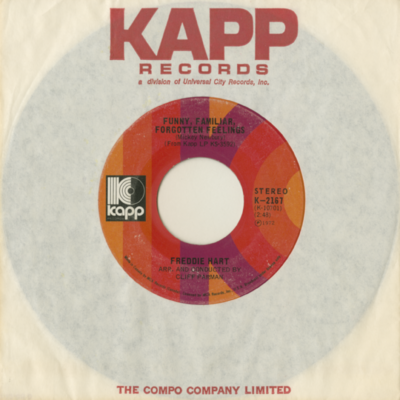 Funny Familiar Forgotten Feelings / Only You And You Alone