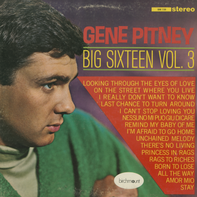 Gene Pitney Big Sixteen Vol 3 (1974)