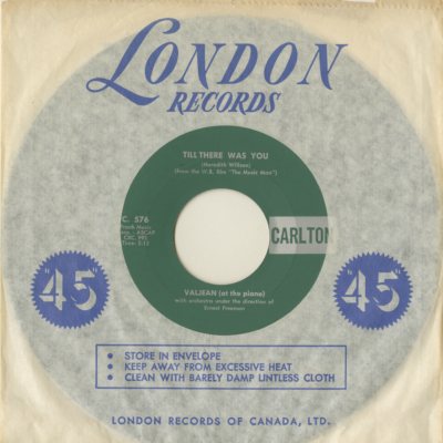 Till There Was You / The Eighteenth Variation (1962)