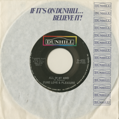 All In My Head / What'cha Gonna Do (1970)