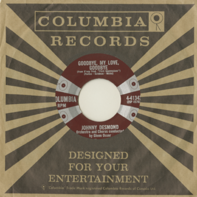 Goodbye My Love Goodbye / Bye-Bye Barbara