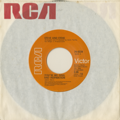 You're My Soul And Inspiration / Now I Love The World Again