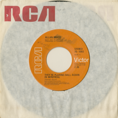 They're Playing Ball Again In Montreal / Take Me Out To The Ballgame