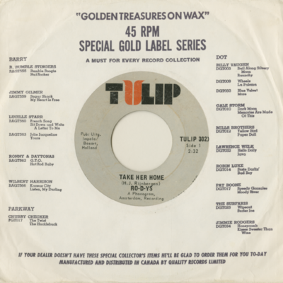 Take Her Home / Only One Week