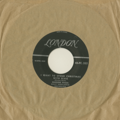 I Want To Spend Christmas With Elvis / Once More It's Christmas (1956)