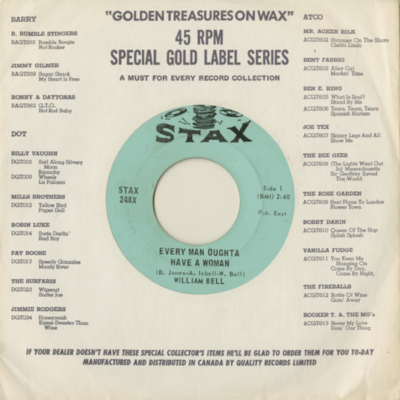 Every Man Oughta Have A Woman / A Tribute To The King (1968)