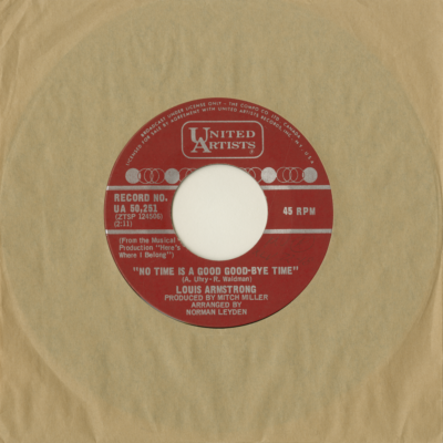 No Time Is A Good Good-Bye Time / We're A Home