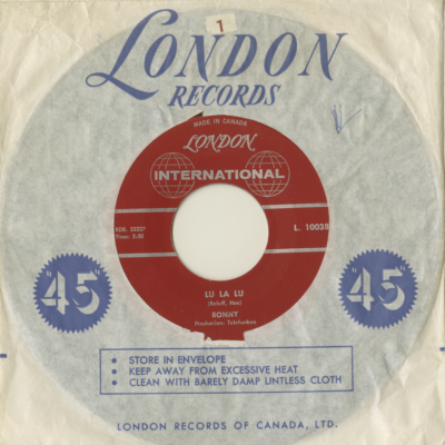 Lu La Lu / Oh My Darling Caroline (1964)