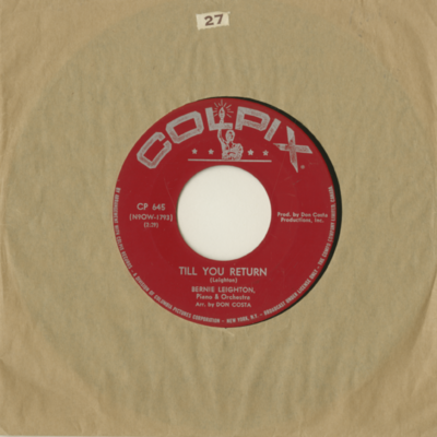 Till You Return / Don't Break The Heart That Loves You