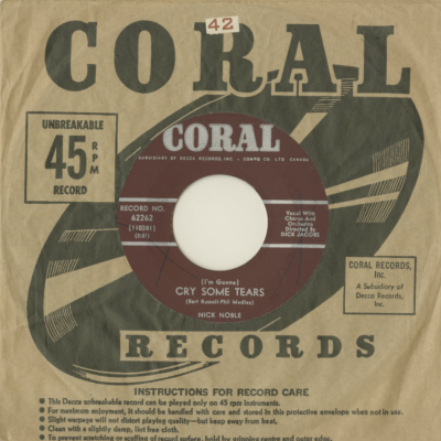 Cry Some Tears / They Call Me The Fool