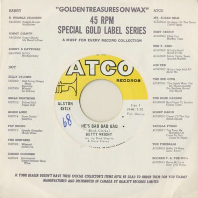 He's Bad Bad Bad / Watch Out Love