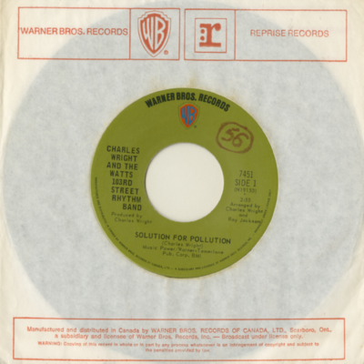 Solution For Pollution / High As Apple Pie (1971)