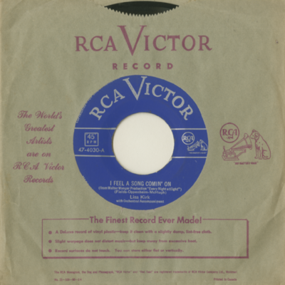 I Feel A Song Coming On /  Don't Blame Me (1951)