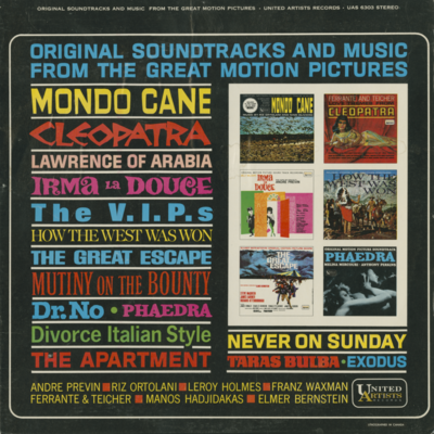 Original Soundtracks And Music From The Great Motion Pictures