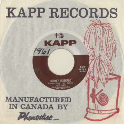 Donkey Serenade / When A Man Cries