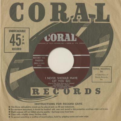 I Never Should Have Let You Go / Cha Cha Polka