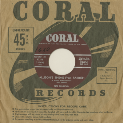 Allison's Theme From Parrish / Oh Didn't He Ramble