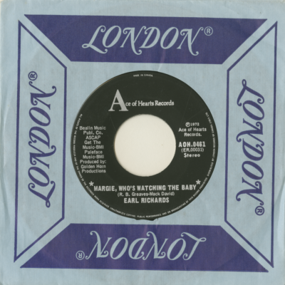 Margie Who's Watching The Baby / My Land (1972)