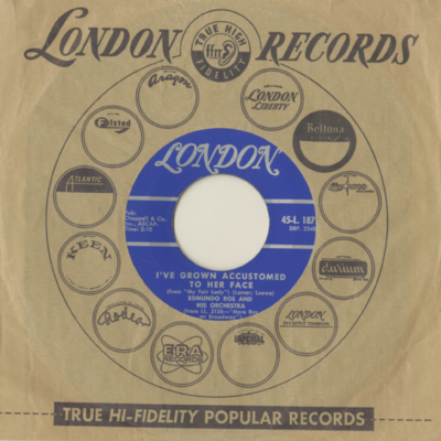 I've Grown Accustomed To Your Face / You're Just In Love (1959)