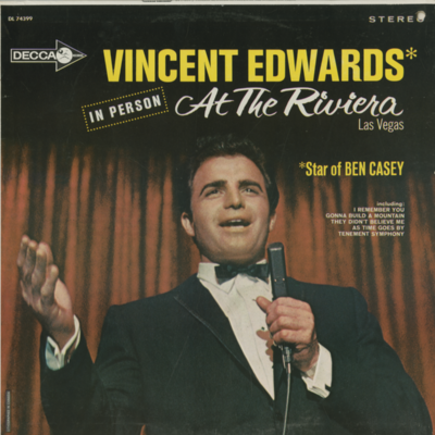 Vincent Edwards In Person At The Riveria Las Vegas