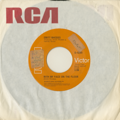 With My Face On The Floor / Lullabye (1971)