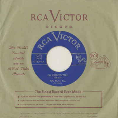 I'm Used To You / I'll Never Get Out Of This World Alive (1952)