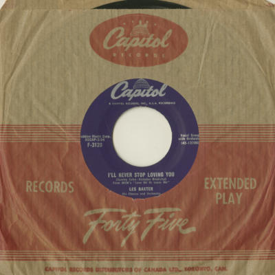 I'll Never Stop Loving You / Wake The Town And Tell The People (1955)