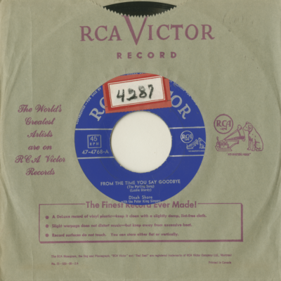 From The Time You Say Goodbye /  West Of The Mountains (1952)