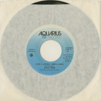 Like A Lover Like A Song / Goody Two-Shoes