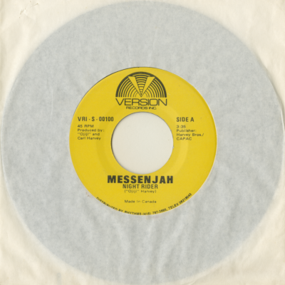 Messenjah Night Rider / Messenjah Rider Rider