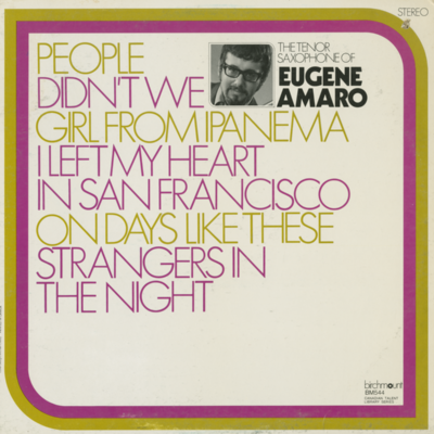 The Tenor Saxophone Of Eugena Amaro (1970)