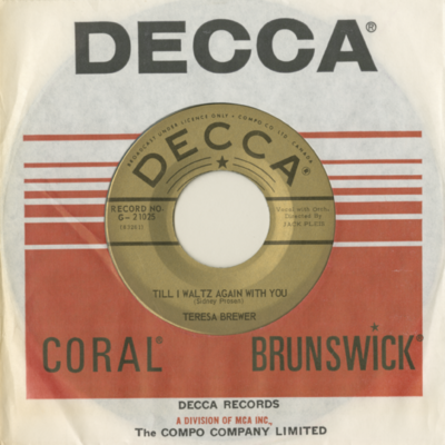 Till I Waltz Again With You / Jealous Heart